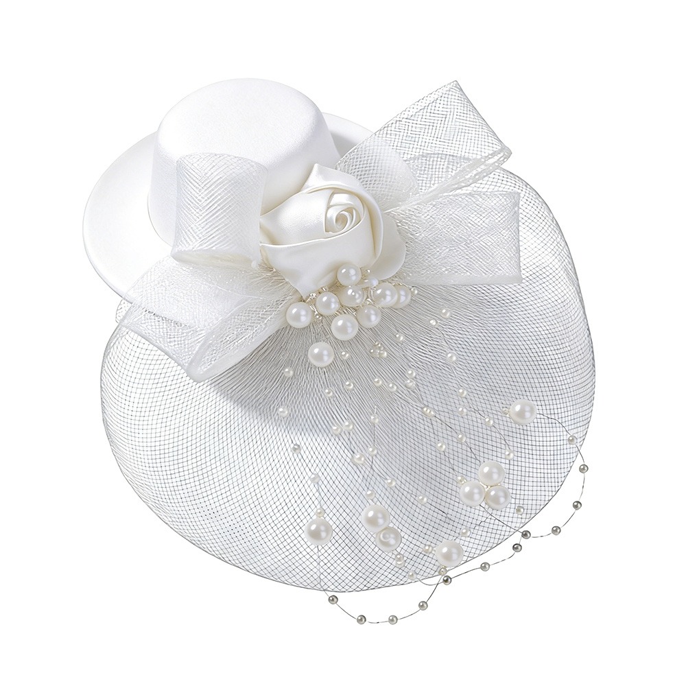 Women Accessories Photos - Elegante Sombrero de Malla con Lazo