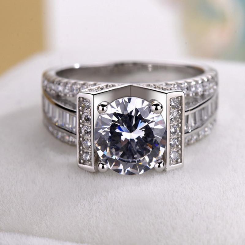 Women Accessories List - Anillo de boda de circón para