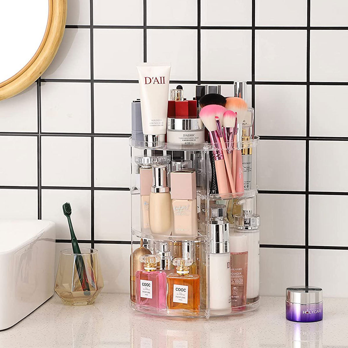 Women Accessories List - Organizador de Cosméticos Giratorio de 360