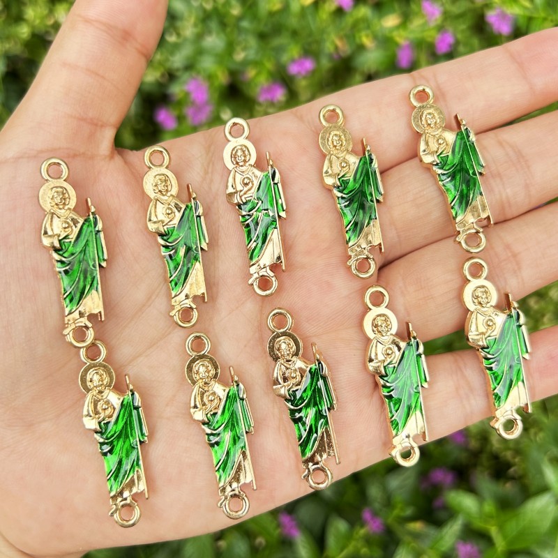 Women Juda Accessories - 10 Uds. Conectores de pulsera verde