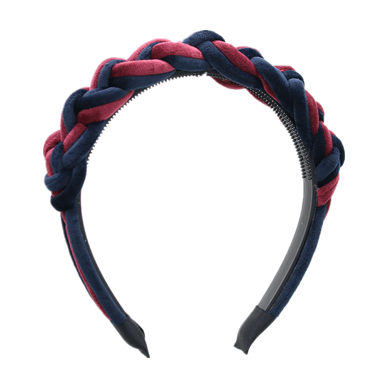 Women Accessories Bd - BD-1 diademas de terciopelo trenzado ancho