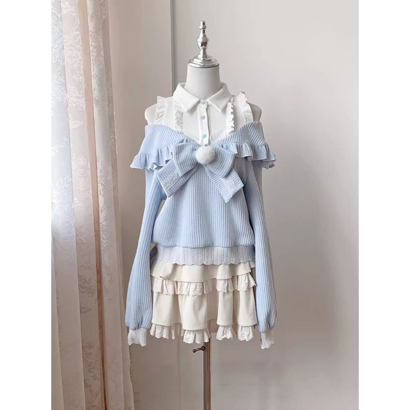 Layered Necklace Set - Conjunto de 2 Piezas Kawaii Soft