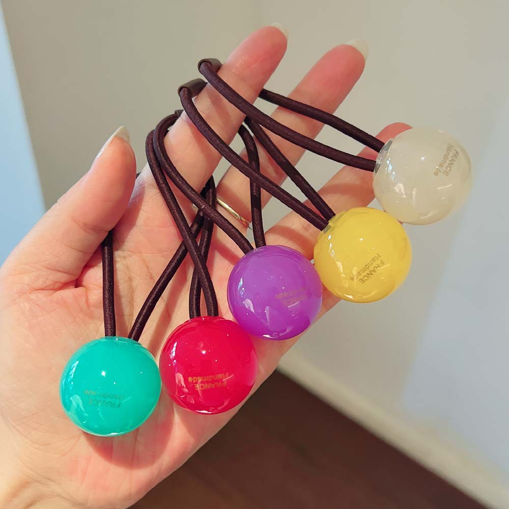Women Accessories Wholesale China - Ins Popular bola transparente colorida banda