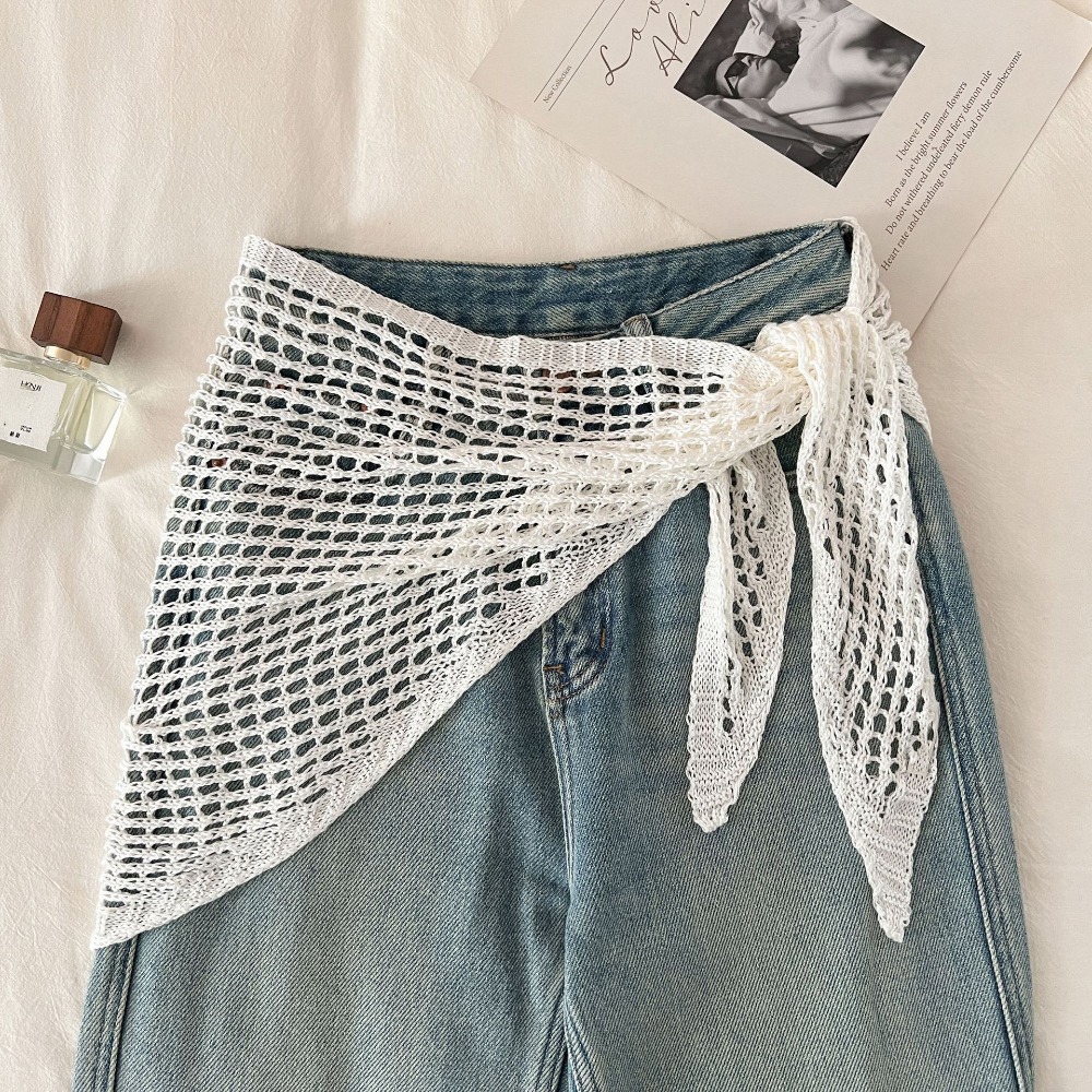 Women'S Korean Accessories - Pañuelo Triangular de Color Sólido, Estilo