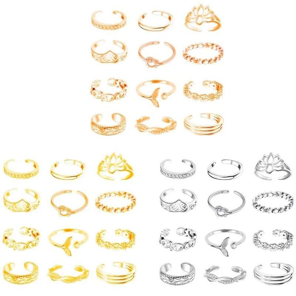Women'S Korean Accessories - Anillo de pie de aleación con