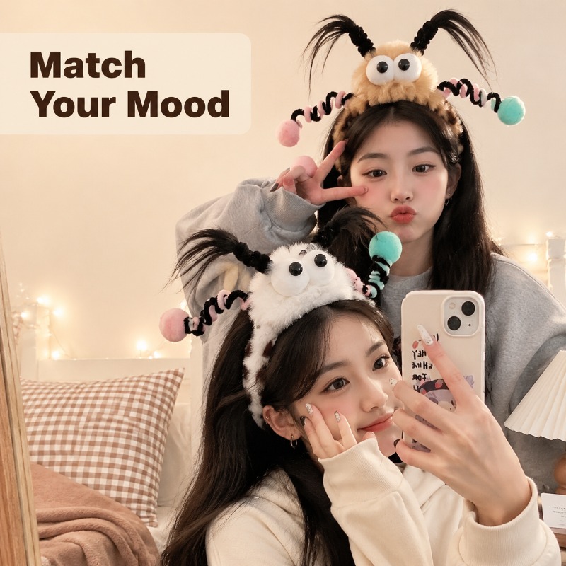 Women Accessories Photos - Diadema de peluche suave y antideslizante