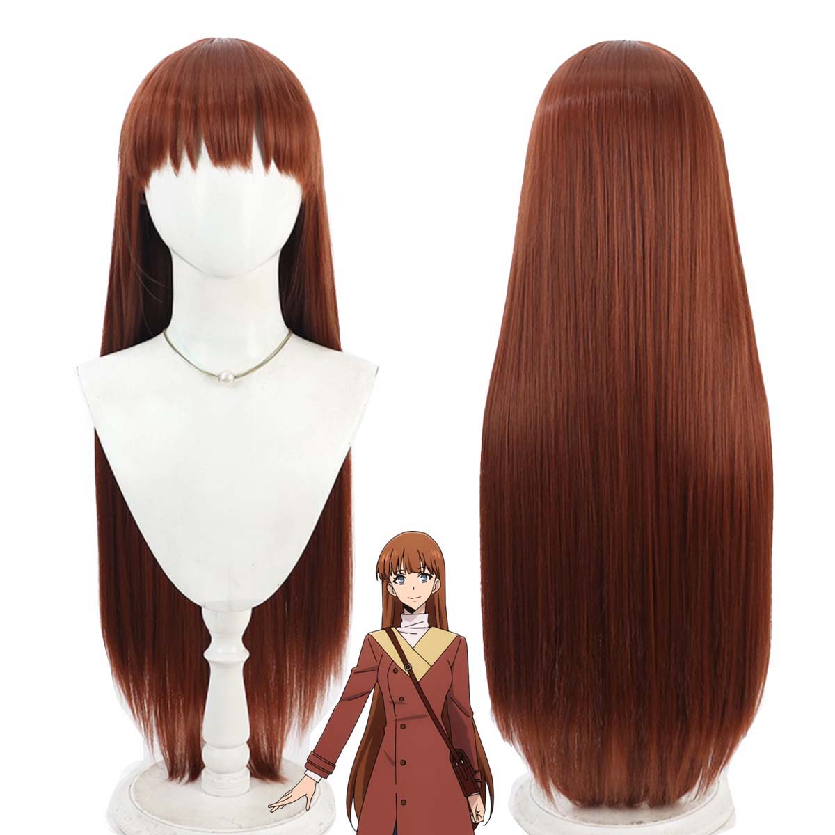 Queen Accessories Solo - Peluca de pelo largo y liso