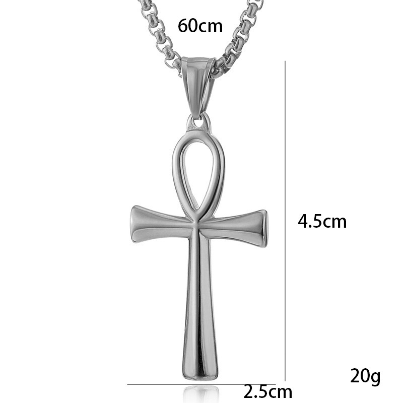Collar egipcio Ankh de acero i - Women'S Egyptian Accessories reseña y precio
