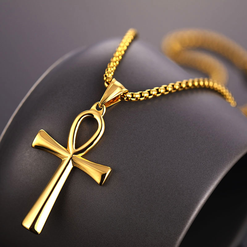 Collar egipcio Ankh de acero i - Women'S Egyptian Accessories reseña y precio