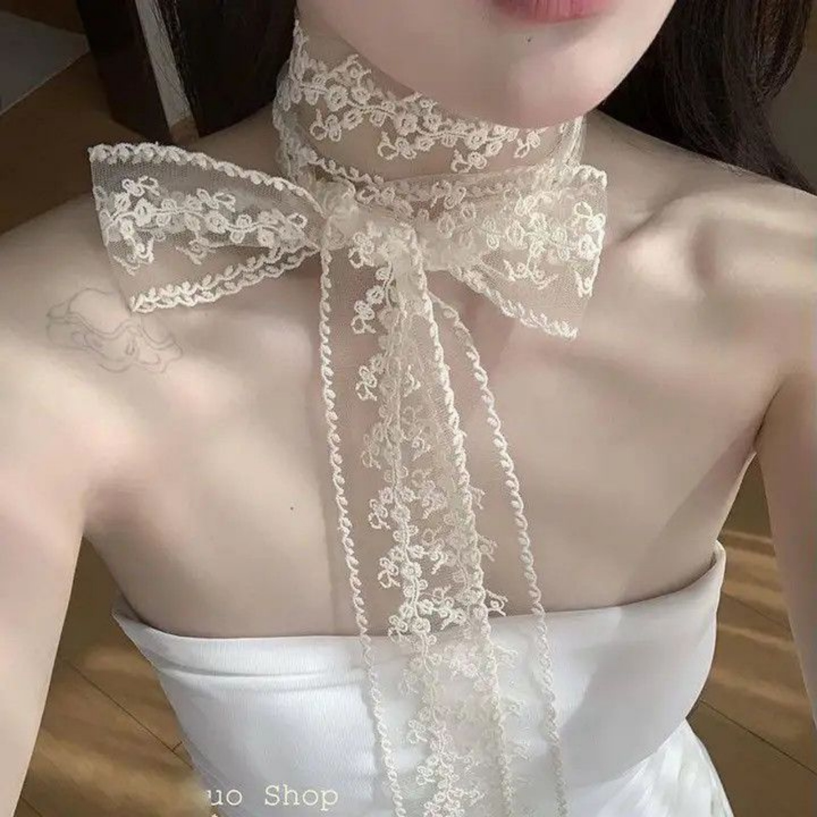 Bufanda coreana con cinta de e - Women'S Korean Accessories reseña y precio