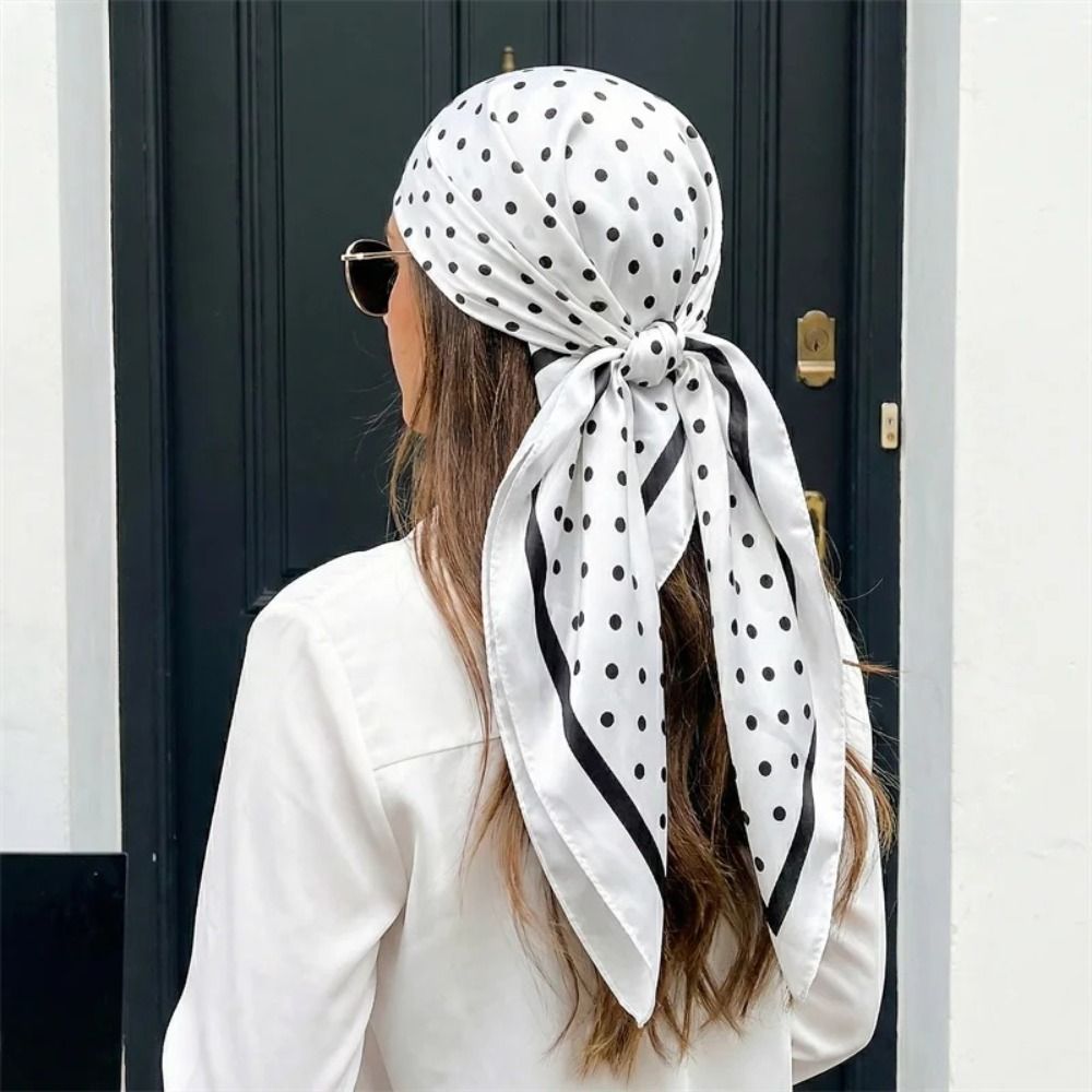 Elegante pañuelo estampado con - Women'S Korean Accessories reseña y precio