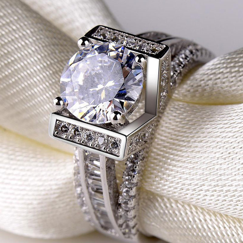 Anillo de boda de circón para  - Women Accessories List reseña y precio