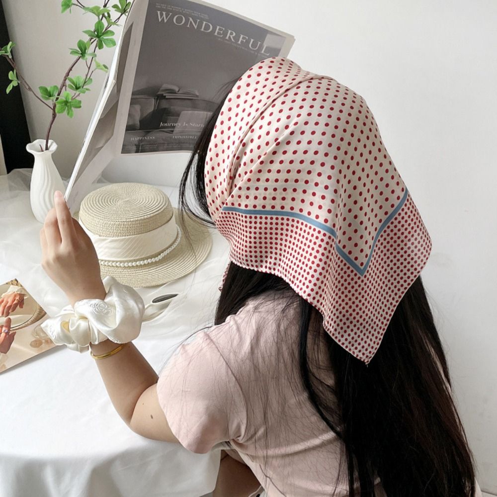 Bufanda con estampado de punto - Women'S Korean Accessories reseña y precio