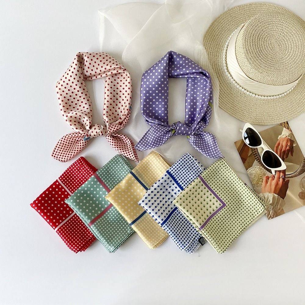 Bufanda con estampado de punto - Women'S Korean Accessories reseña y precio