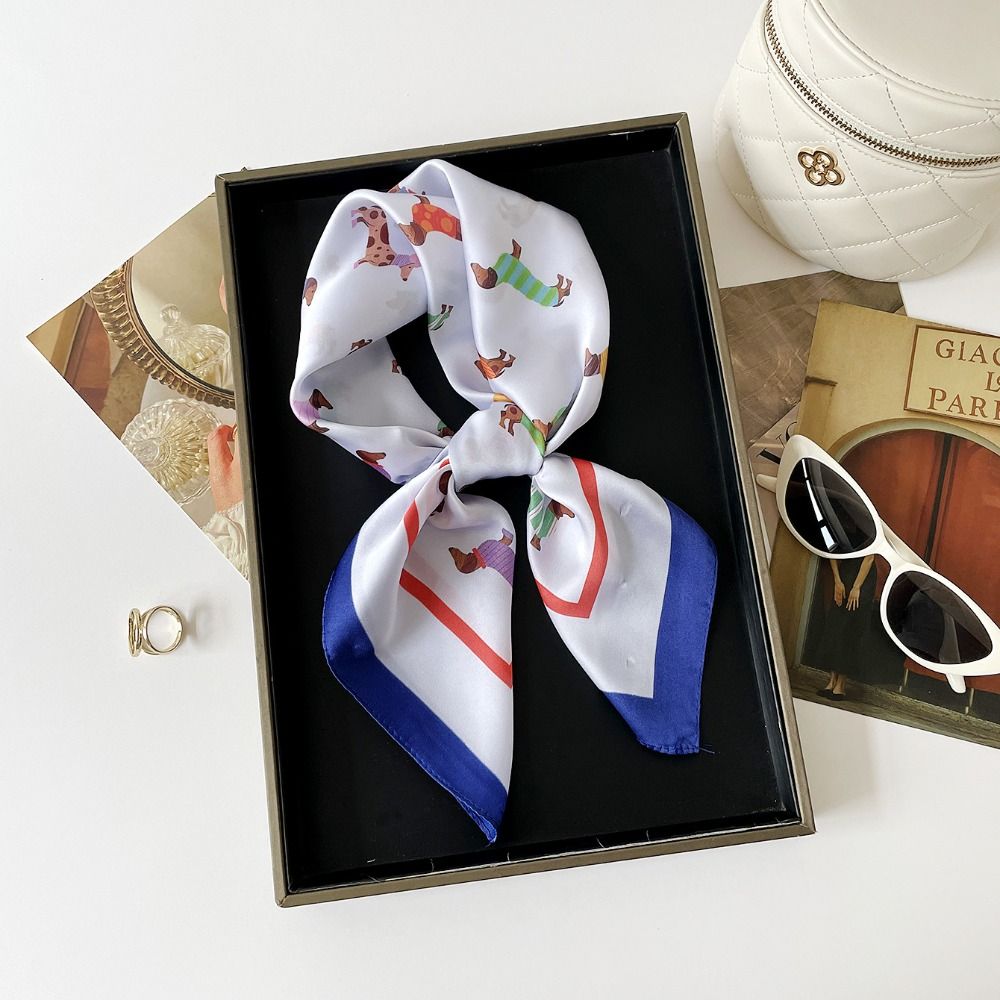Pañuelo con estampado de Dachs - Women'S Korean Accessories reseña y precio
