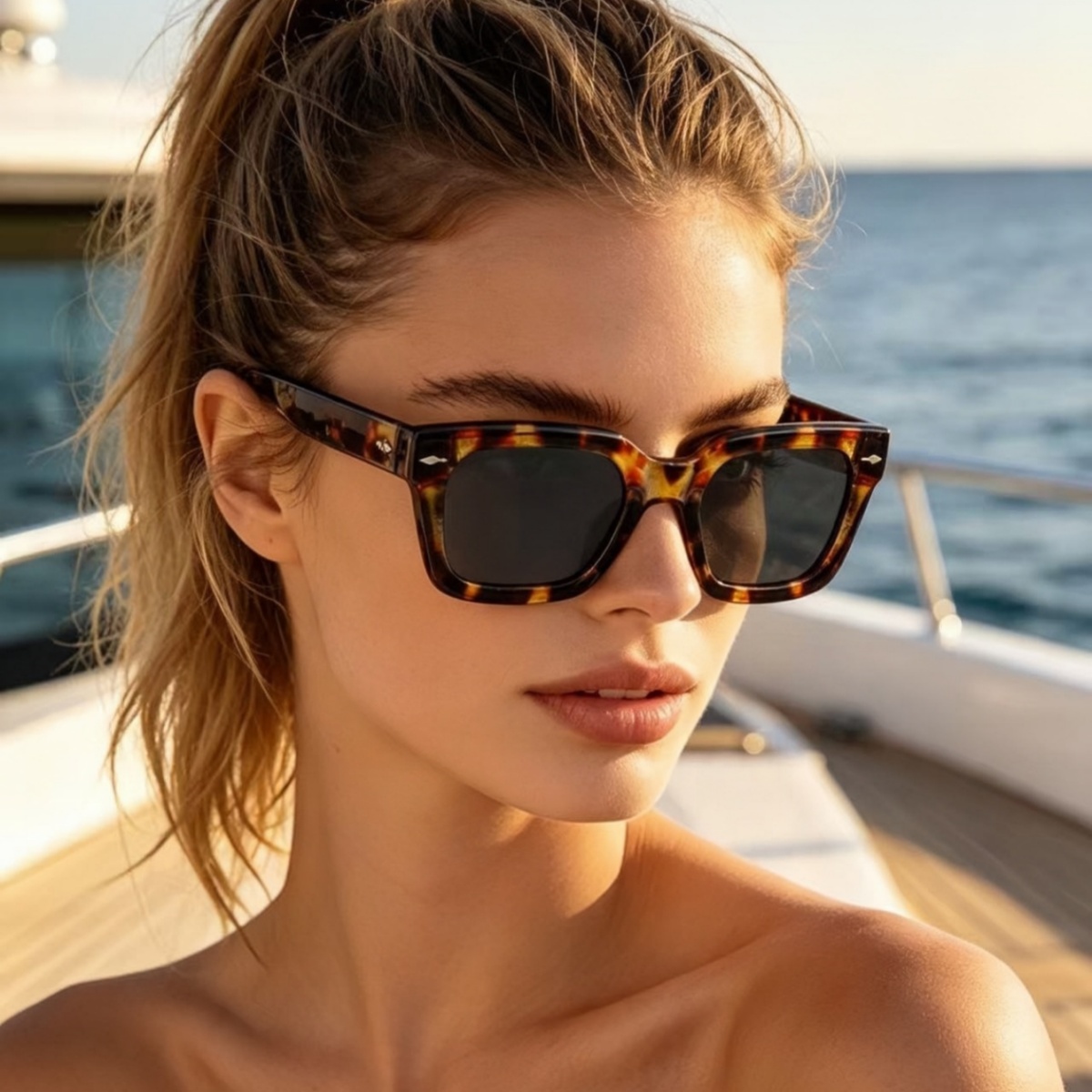 1 par de gafas de sol cuadrada - Women'S Accessories Accessorize reseña y precio