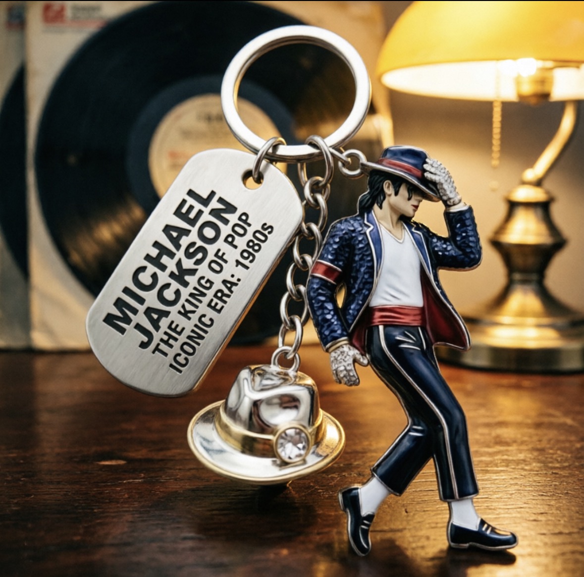 Llavero de Michael Jackson, Co - Women Accessories Trending reseña y precio