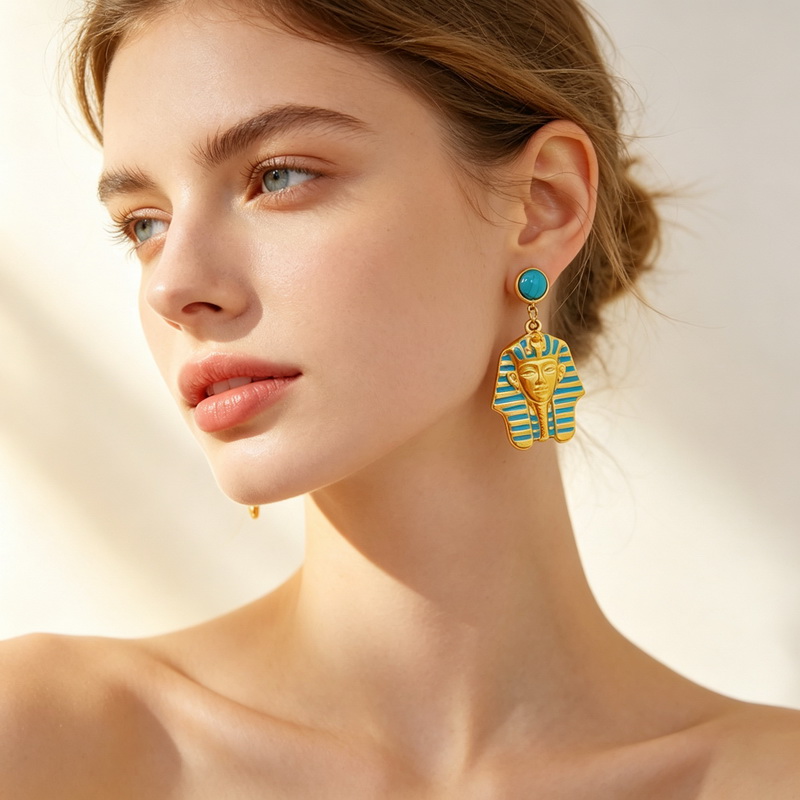 Pendientes de Acero Inoxidable - Women'S Egyptian Accessories reseña y precio