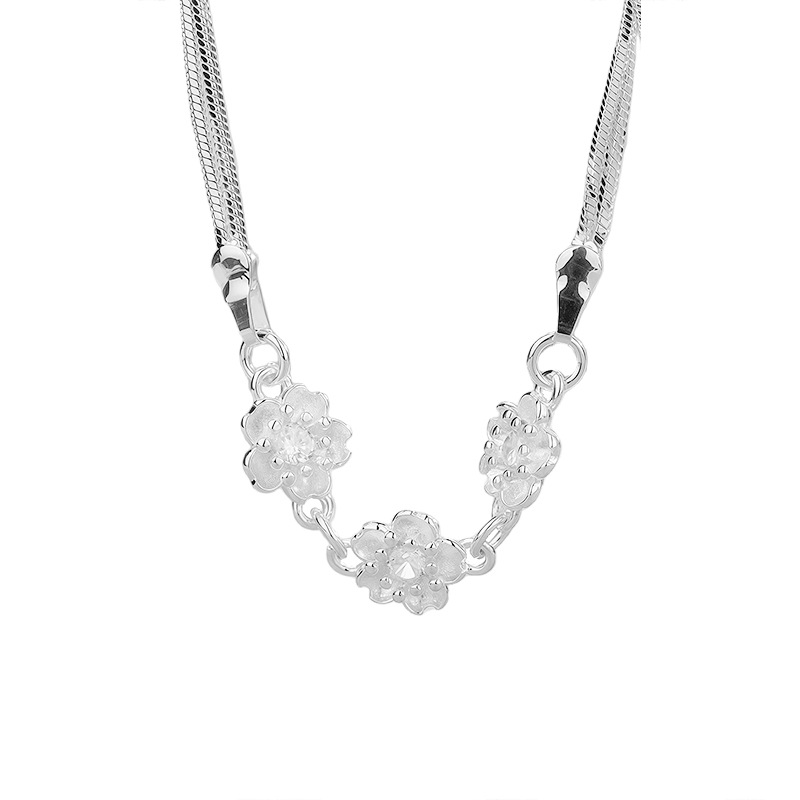 Collar de Plata de Ley 925 con - Layered Necklace Set reseña y precio