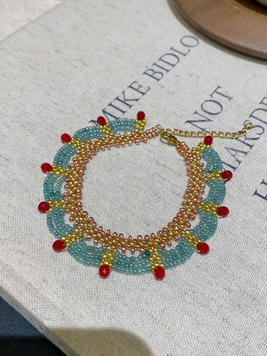 Conjunto de pulseras de cuenta - Layered Necklace Set reseña y precio