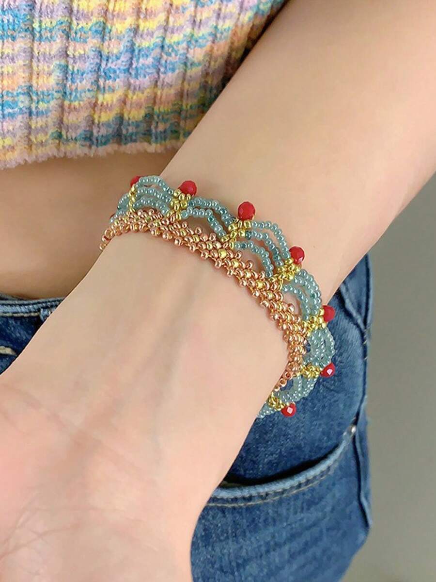 Conjunto de pulseras de cuenta - Layered Necklace Set reseña y precio