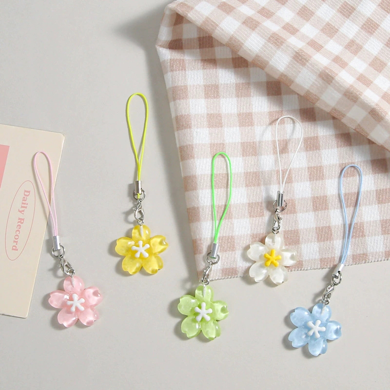 Cadenas de Teléfono con Flores - Women'S Korean Accessories reseña y precio