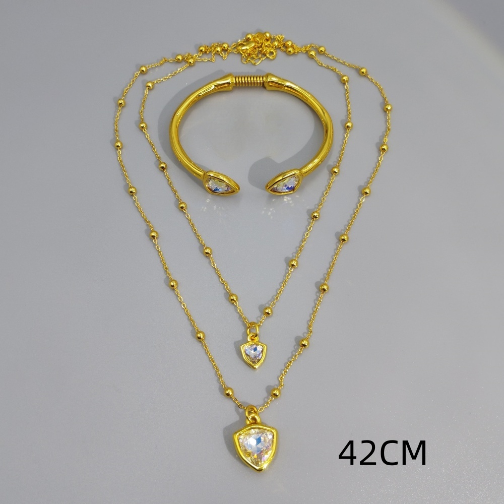 Pulsera de Cristal de Colores  - Layered Necklace Set reseña y precio