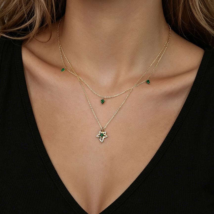 F.I.N.S-collar apilable de dob - Layered Necklace Set reseña y precio